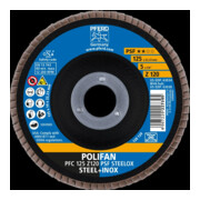 Pferd Disque abrasif éventail Z120PSF droit 125 mm K120