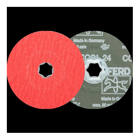 Pferd Disque abrasif fibre CC-FS CO-COOL 115 mm K24