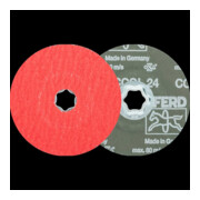 Pferd Disque abrasif fibre CC-FS CO-COOL 115 mm K24