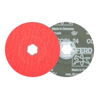 Pferd Disque abrasif fibre CC-FS CO-COOL 115 mm K24