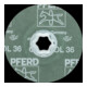 Pferd Disque abrasif fibre CC-FS CO-COOL 115 mm K36-4