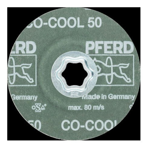 Pferd Disque abrasif fibre CC-FS CO-COOL 115 mm K50
