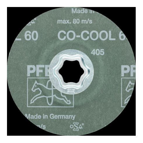 Pferd Disque abrasif fibre CC-FS CO-COOL 115 mm K60