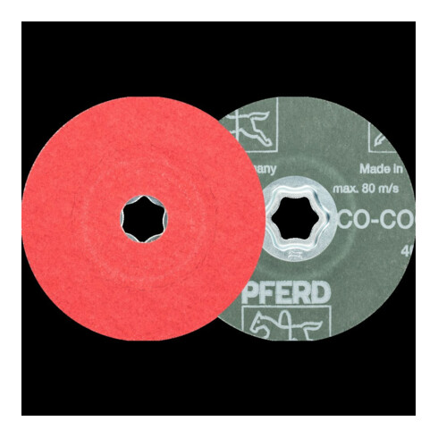 Pferd Disque abrasif fibre CC-FS CO-COOL 115 mm K80