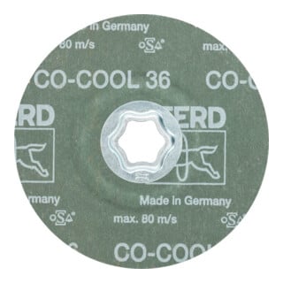 Pferd Disque abrasif fibre CC-FS CO-COOL 125 mm K36