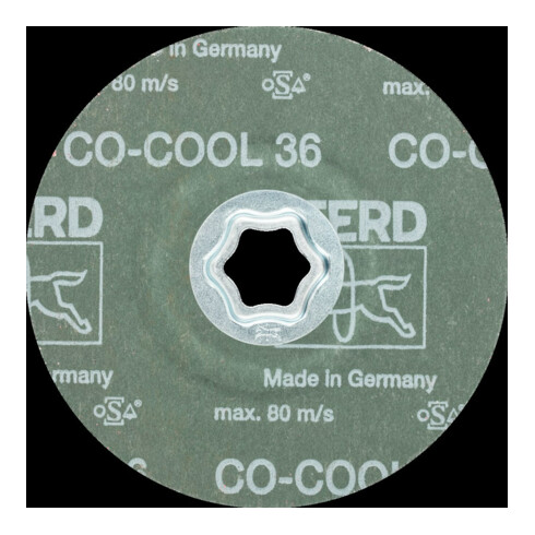 Pferd Disque abrasif fibre CC-FS CO-COOL 125 mm K36