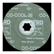 Pferd Disque abrasif fibre CC-FS CO-COOL 125 mm K36