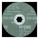 Pferd Disque abrasif fibre CC-FS CO-COOL 125 mm K60-4