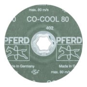 Pferd Disque abrasif fibre CC-FS CO-COOL 125 mm K80-4