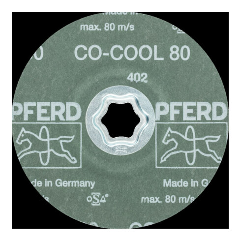 Pferd Disque abrasif fibre CC-FS CO-COOL 125 mm K80