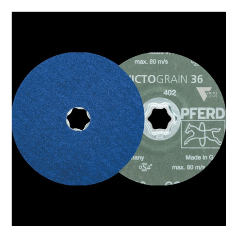 Pferd Disque abrasif fibre CC-FS VICTOGRAIN 115 mm-36