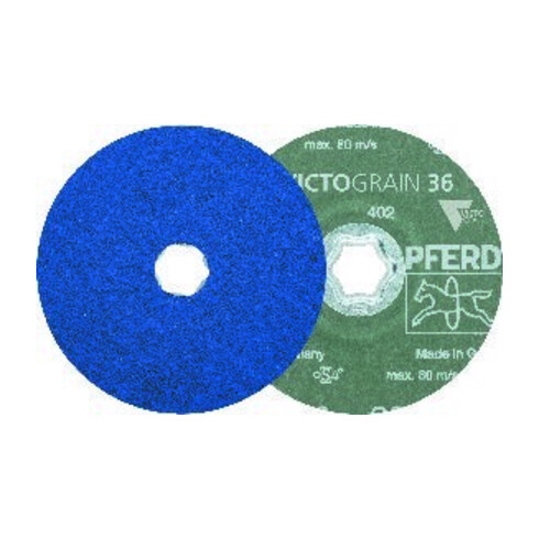 Pferd Disque abrasif fibre CC-FS VICTOGRAIN 125 mm-60