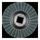 Pferd Disque de polissage Polivliesscheibe X-LOCK PVL A 125 mm 240 fin-2