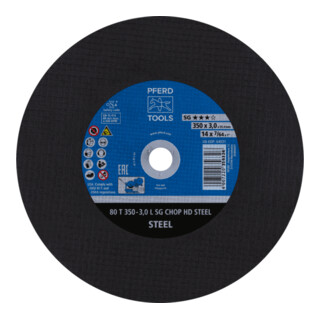 PFERD Disque à tronçonner CHOPSAW HD 80 T L SG CHOP HD STEEL