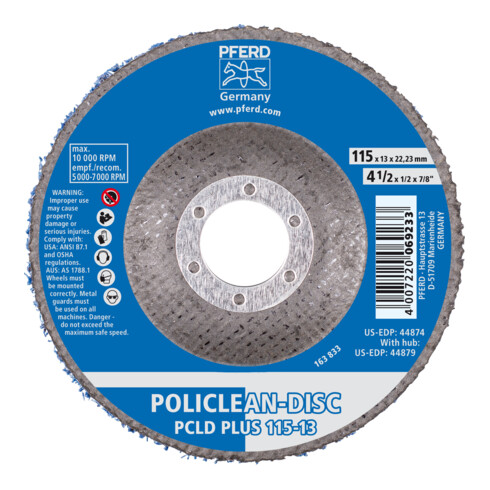 PFERD Disque POLICLEAN PLUS PCLD PLUS 115-13