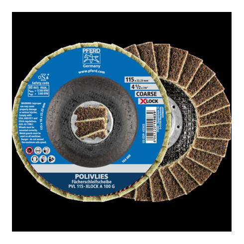 Pferd Disque polissage laine X-LOCK PVL A 115 mm 100 gros