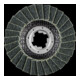 Pferd Disque polissage laine X-LOCK PVL A 115 mm 240 fin-2
