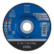 PFERD TOOLS Disques à ébarber E 125-7 SG STEEL