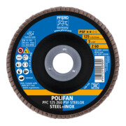 PFERD POLIFAN disque à lamelles PFC PSF STEELOX Z zircone alumine-3