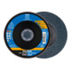 Disque à lamelles PFERD POLIFAN PFC Ligne Uni PSF STEELOX pour acier/inox