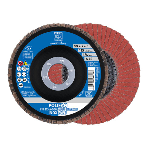 Disque à lamelles PFERD Polifan® PFF