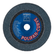 PFERD Disques à surfacer à lamelles POLIFAN PFR 180-L Z 40 SGP CURVE STEELOX-4