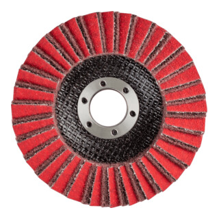Disque à lamelles PFERD POLIVLIES PVZ céramique CO-COOL60 G pour le ponçage de finition