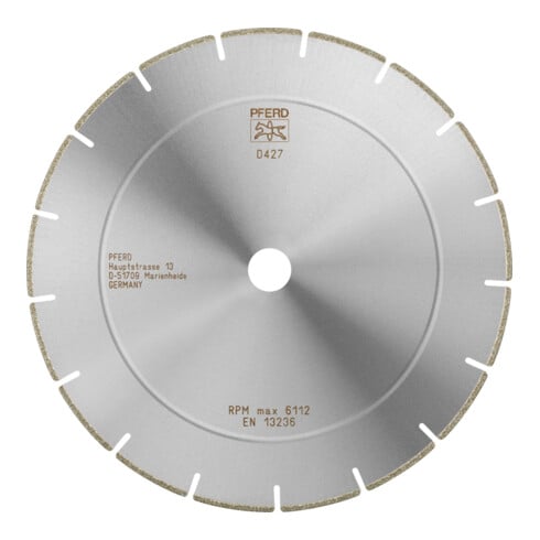 PFERD Disques à tronçonner diamant D1A1RSS 250-2,5-22,23 D 427 GAS2