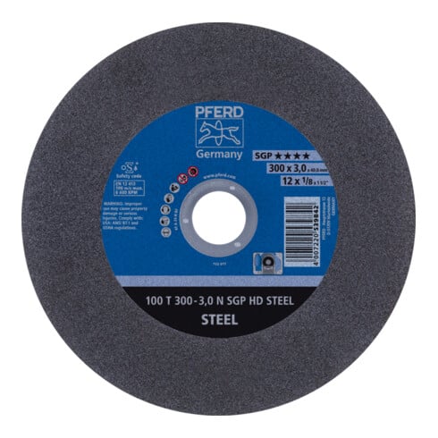 PFERD Disques à tronçonner HEAVY DUTY 100 T 300-3,0 N SGP HD STEEL/40,0