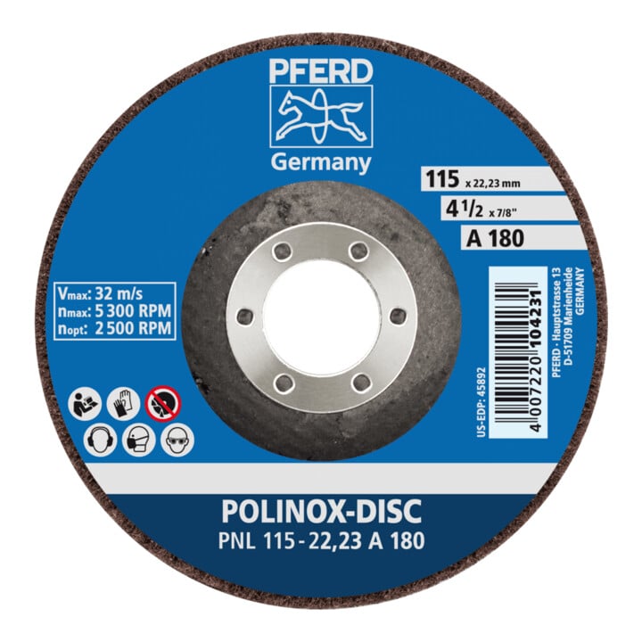 Disque abrasif PFERD POLINOX PNL
