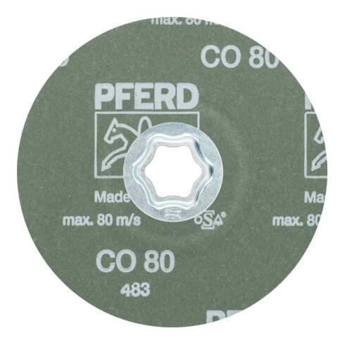 PFERD Disques fibre COMBICLICK CC-FS 125 CO 80