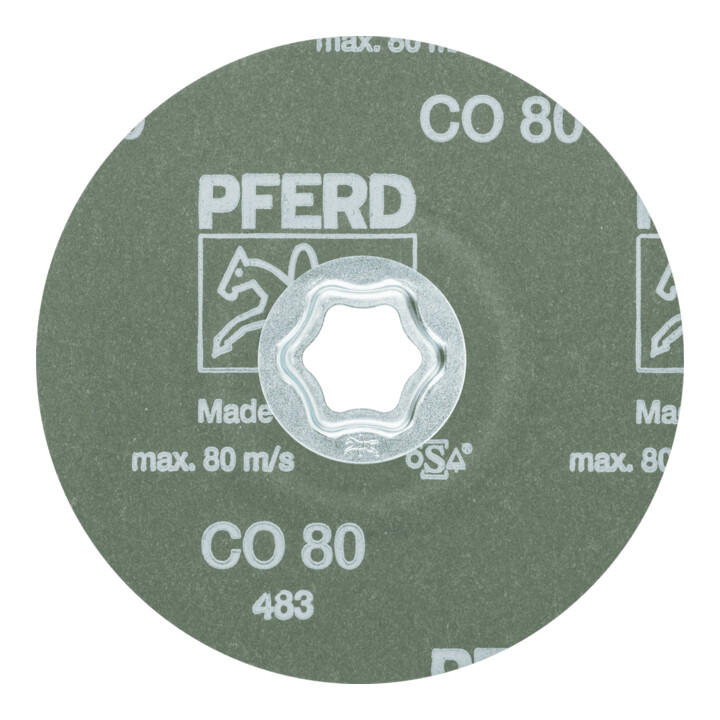 PFERD Disques fibre COMBICLICK CC-FS 125 CO 80