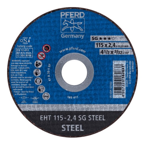 PFERD doorslijpschijf 115x2.8mm EHT115-2 A46 SG