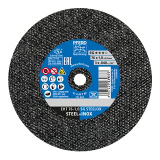 PFERD TOOLS Doorslijpschijf EHT 30-1,4 SG STEELOX/6