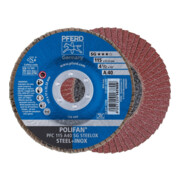 Pferd Fächerschleifscheibe A 40SG gewölbt 115mm K40