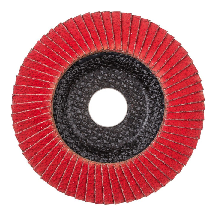 Pferd Fächerschleifscheibe COFREEZE gewölbt 115mm K80
