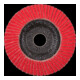 Pferd Fächerschleifscheibe COFREEZE gewölbt 125mm K36-1