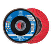 Pferd Fächerschleifscheibe COFREEZE gewölbt 125mm K50-2