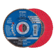 Pferd Fächerschleifscheibe SGP-COOL gewölbt 115mm CO40