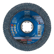 Pferd Fächerschleifscheibe X-LOCK SGP-CURVE 125mm L K40-4