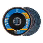 Pferd Fächerschleifscheibe X-LOCK STEELOX K60PSF 115mm-2