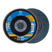 Pferd Fächerschleifscheibe Z 40PSF gerade 115mm K40-4