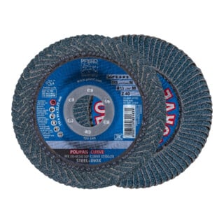Pferd Fächerschleifscheibe Z 40SGP CURVE M 115mm K40