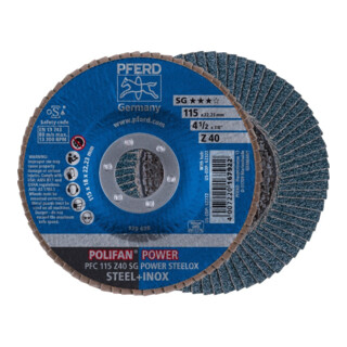 Pferd Fächerschleifscheibe Z 40SGP POWER 115mm K40