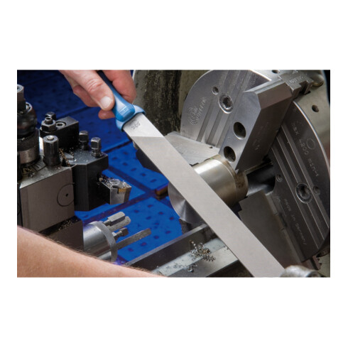 PFERD TOOLS Drehbankfeile Flachstumpf 250mm Hieb 1 für grobe Zerspanung, Schruppen