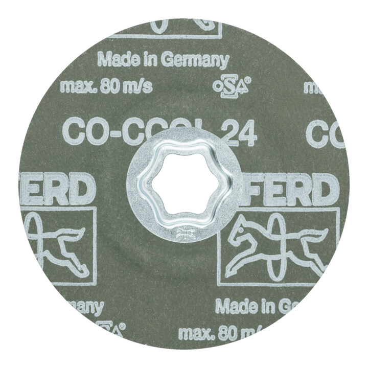 Pferd Fiberschleifscheibe CC-FS CO-COOL 115mm K24