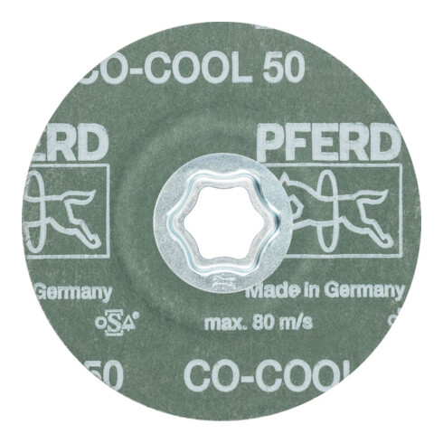 Pferd Fiberschleifscheibe CC-FS CO-COOL 115mm K50