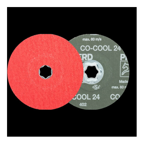 Pferd Fiberschleifscheibe CC-FS CO-COOL 125mm K24