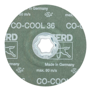 Pferd Fiberschleifscheibe CC-FS CO-COOL 125mm K36