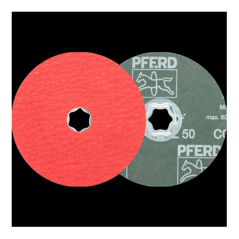Pferd Fiberschleifscheibe CC-FS CO-COOL 125mm K50